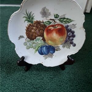 Fruit Design Decorative Plate with stand